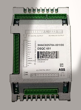 ABB机器人I/O单元板DSQC651输入输出信号板3HAC025784-001现货