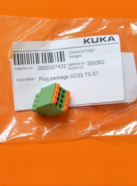 00327432库卡KUKA机器人插头KRC5迷你控制柜XG33接头00-327-432