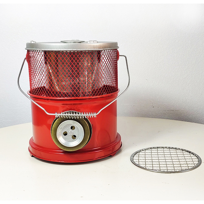 小型炉子轻室外烧煤取暖烤火炉多功能手提农村家用烧炭柴冬天迷你