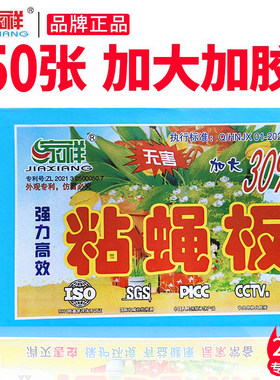 家祥粘蝇板粘蚊纸贴强力