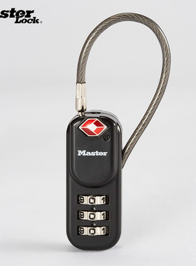 masterlock美国玛斯特 TSA海关锁 密码锁挂锁4674