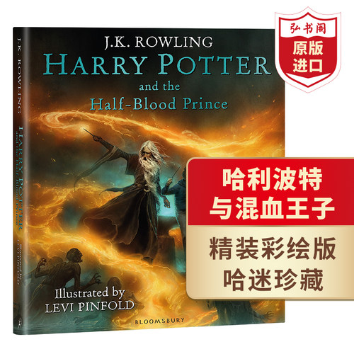 哈利波特与混血王子6精装彩绘版