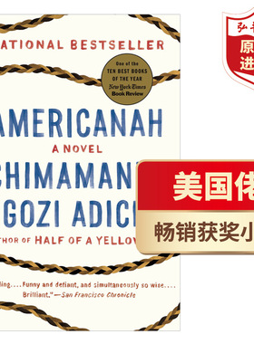 美国佬 英文原版 Americanah 奇玛曼达 阿迪契 当代文学 移民 身份认同 畅销获奖小说 搭最蓝的眼睛 宠儿 长日将尽 海边