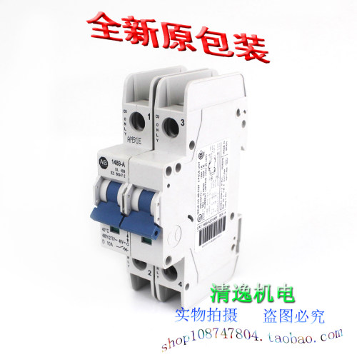 Allen-Bradley 1489-A2D100R 小型断路器 10A 480V 2P 空气开关
