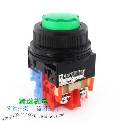 正品现货 富士 AR30M0R自动复位按钮开关 Ф30孔径 自复位 1开1闭