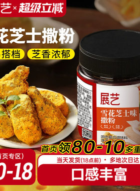 展艺雪花芝士撒粉炸鸡芝士粉撒料