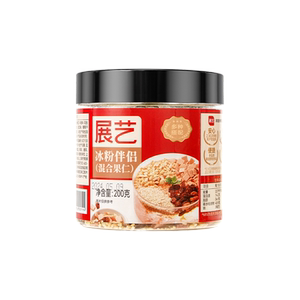 展艺冰粉伴侣商用小料配料专用凉粉伴侣摆摊花生葡萄干山楂碎芋圆