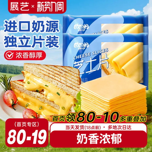 展艺进口奶源奶酪棒专用芝士片