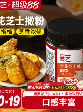 展艺雪花芝士撒粉炸鸡芝士粉撒料