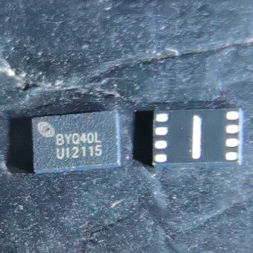 BY25Q40ALUIG丝印：BYQ40L存储器芯片NOR FLASH USON-8-EP(2x3)
