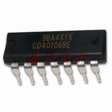 国产/进口  CD40106 HEF40106BE  六施密特触发器 直插DIP-14