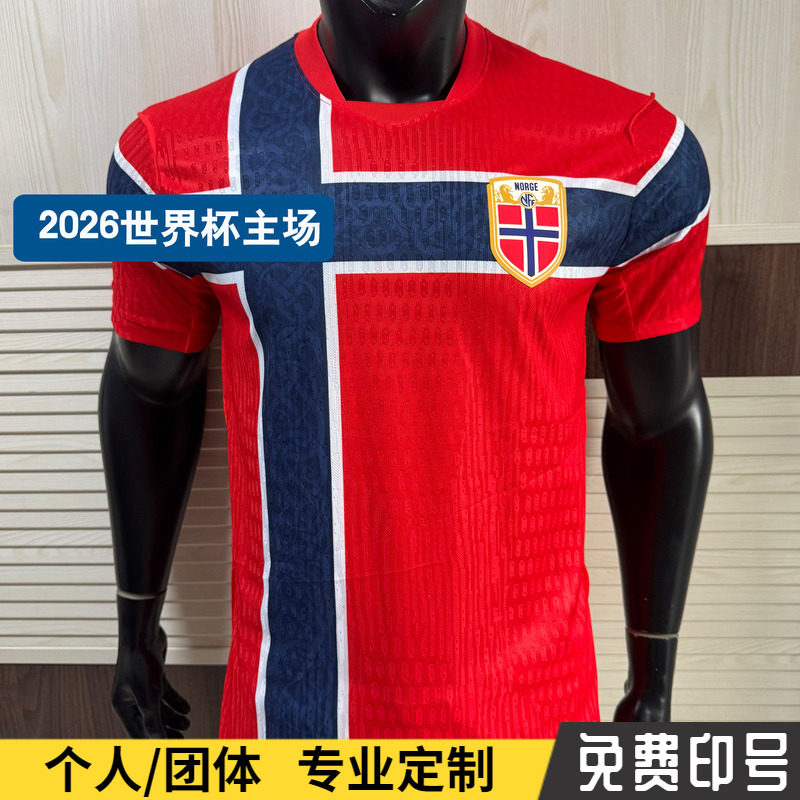 2026世界杯挪威主场球衣球员版
