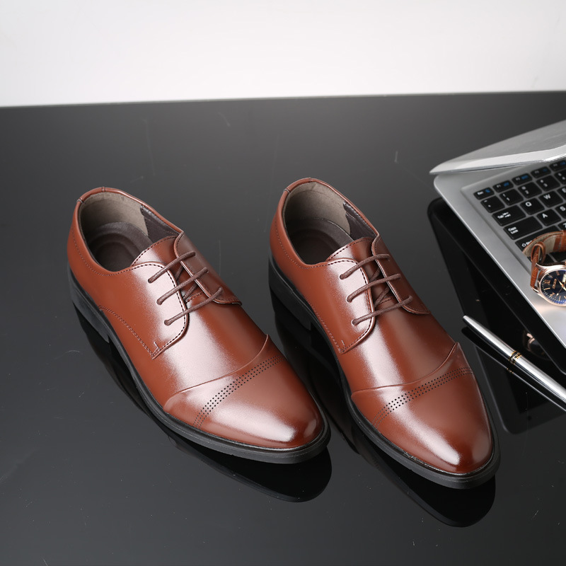 版公牛依佳跑温州皮鞋男士大码商