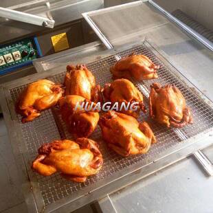 工厂企业烟熏鸡设备250公斤熏鸡熏烟机熏鸡烟熏炉250