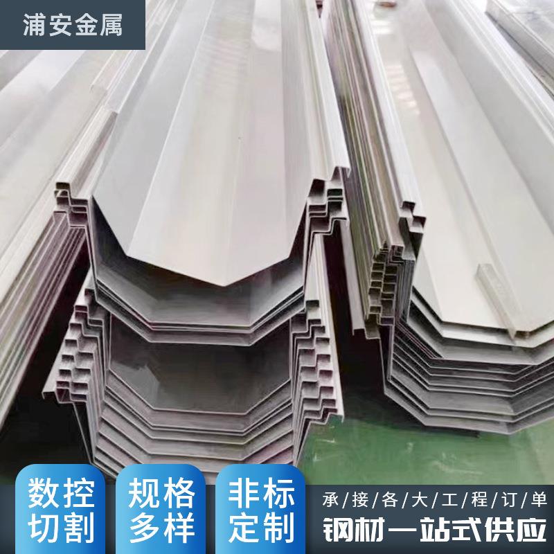 304不锈钢天沟生产厂家折弯焊接加工排屋面集水槽U型沟盖排水槽