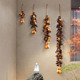 新中式 天然葫芦干果野果串壁挂装 饰家居客厅玄关背景墙壁挂饰摆件