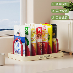 新款厨房袋装置物架碗碟沥水台面调料架调味料瓶罐多功能收纳架子