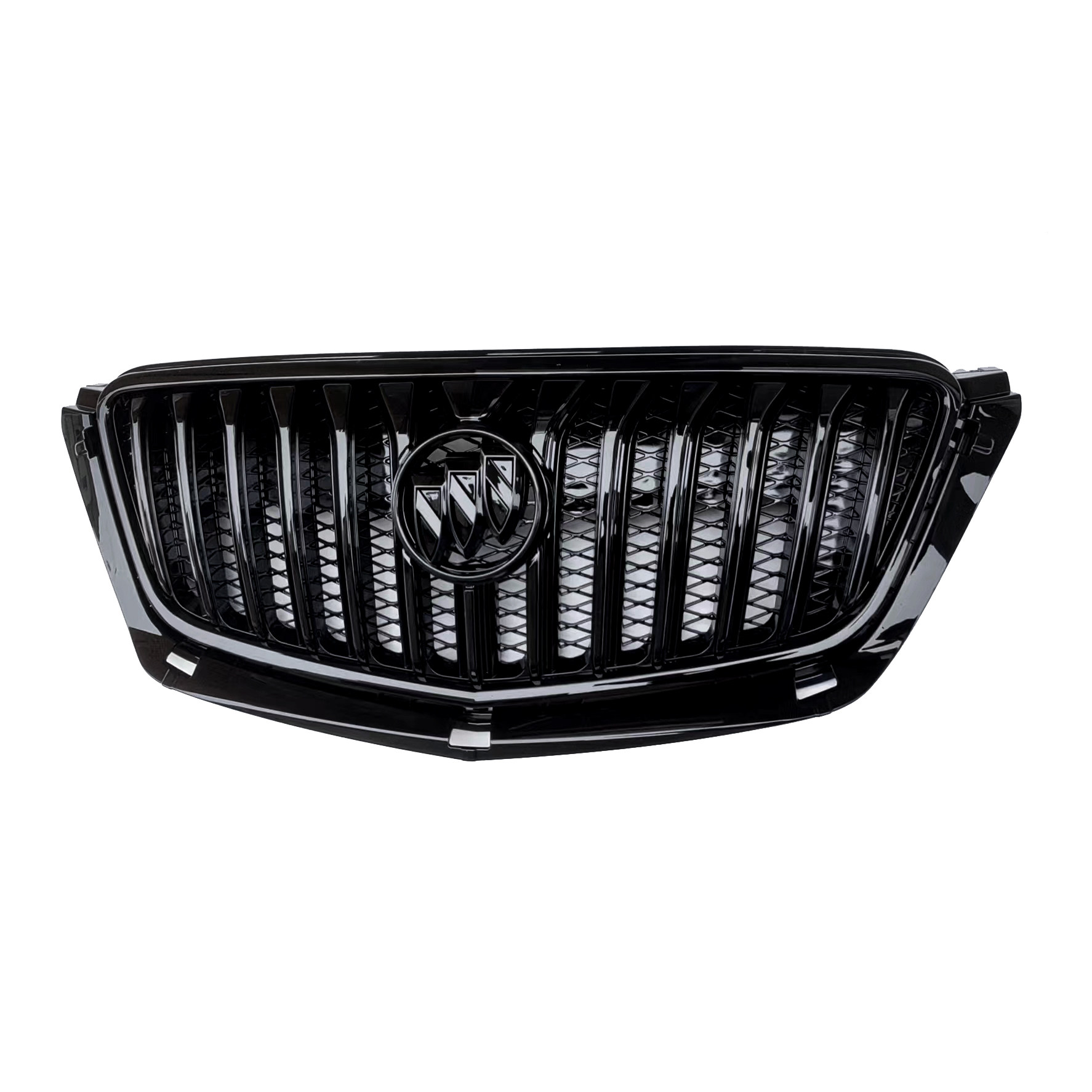 适用于别克昂科拉 前中网总成 中网标 君越前脸格栅改装全黑中网