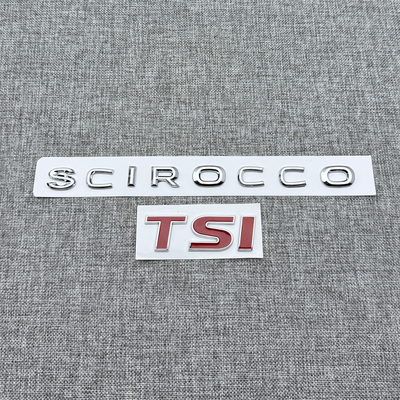 适用于大众新老款尚酷改装英文字母标SCIROCCO尚酷排量标TSI字帖