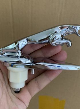 适用捷豹立标豹子XEL XFL FPACE XJL银色前机盖标卡扣款/粘贴款