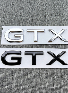 适用于大众ID3 ID4 ID6尾标车标后备箱GTX黑色标识字标后标车贴