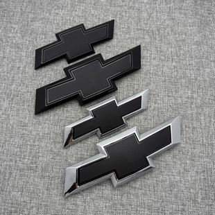 适配雪佛兰迈锐宝XL车标MALIBU XL改装黑武士中网标前标尾标黑化