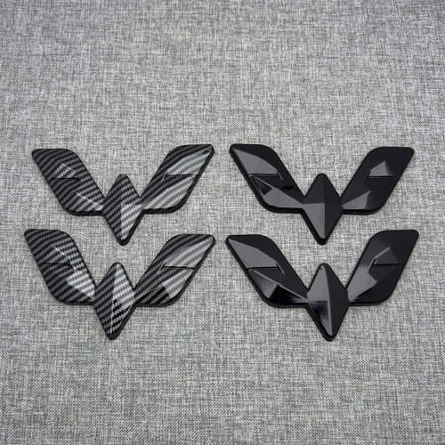 适用于24/25年五菱杨光前车标 前中网标后尾标后备箱标贴改装黑色