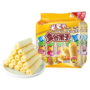 3件7.5折 米老头多谷果子160g粗粮米果卷办公室零食休闲小吃