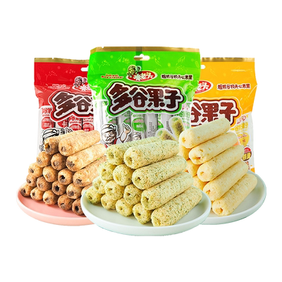 米老头米果卷多谷果子100g*3袋
