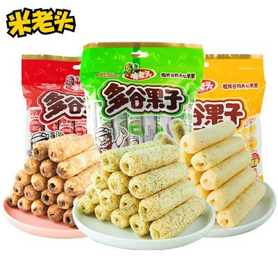 米老头夹心米果粗粮糙米卷