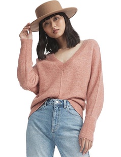 WITCHERY羊毛混纺V领女款毛衣针织衫22101305