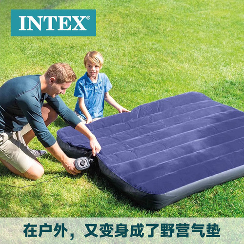 INTEX充气床气垫床 充气床垫双人家用加大单人折叠床垫充气垫