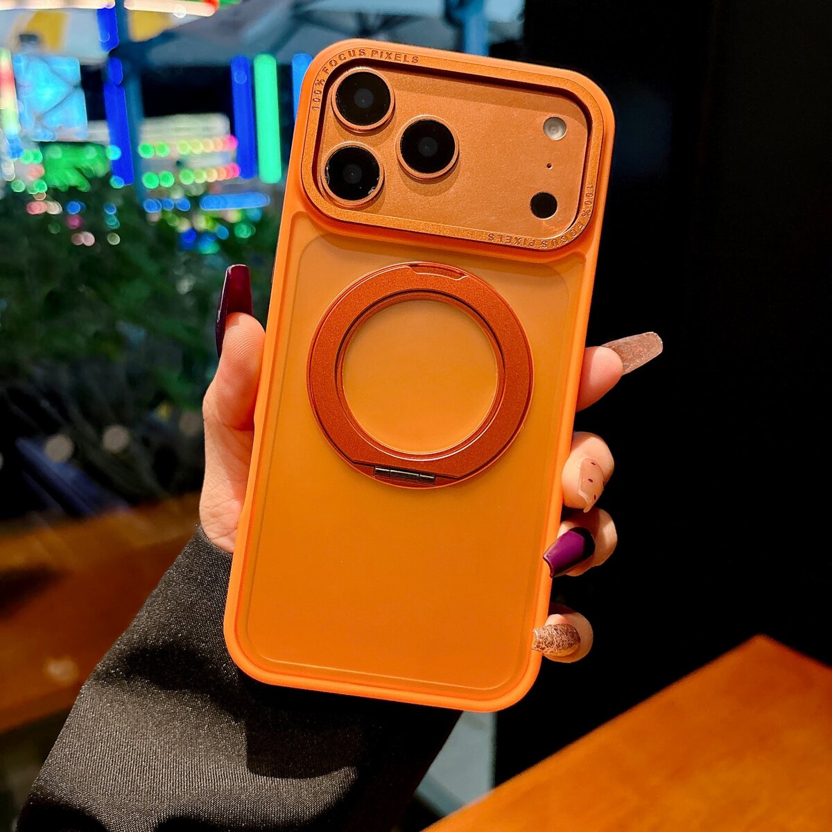 适用于苹果iphone17promax手机壳新款转动解压神器超强磁吸支架车载高级感轻奢软壳抗震防摔保护套