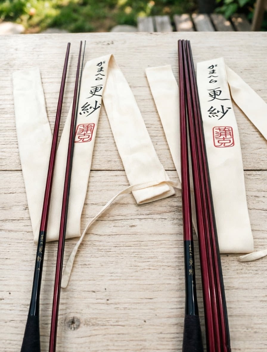 更纱37本调进口高碳插节竿特选台钓竿