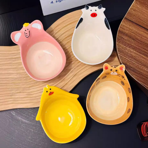 陶瓷可爱卡通宝宝辅食小碗