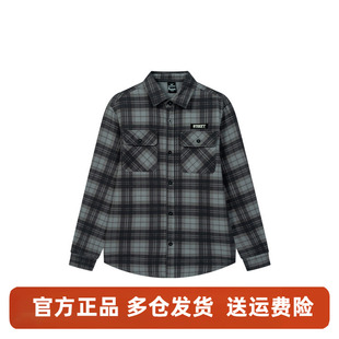 时尚 衬衫 潮格子衫 外套上衣秋季 552549581 361度男式 新品 复古长袖