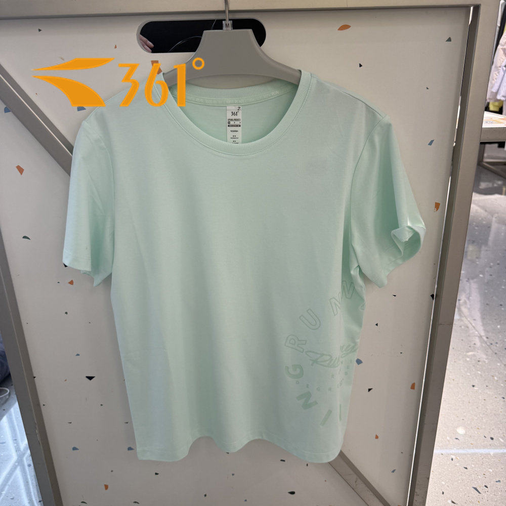 361度女式运动T恤衫圆领短袖上衣休闲半袖2026夏季新品562622103