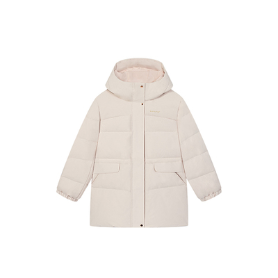 361度羽绒服女式中长款保暖抽腰绳显瘦羽绒外套冬季新品562544316