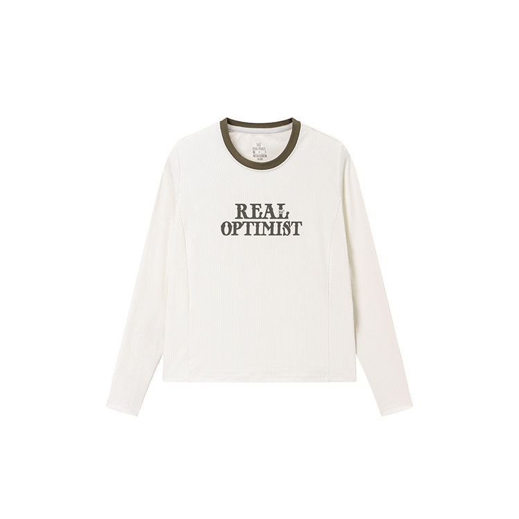 361度运动卫衣女士2026春季新款宽松舒适圆领长袖T恤562619101