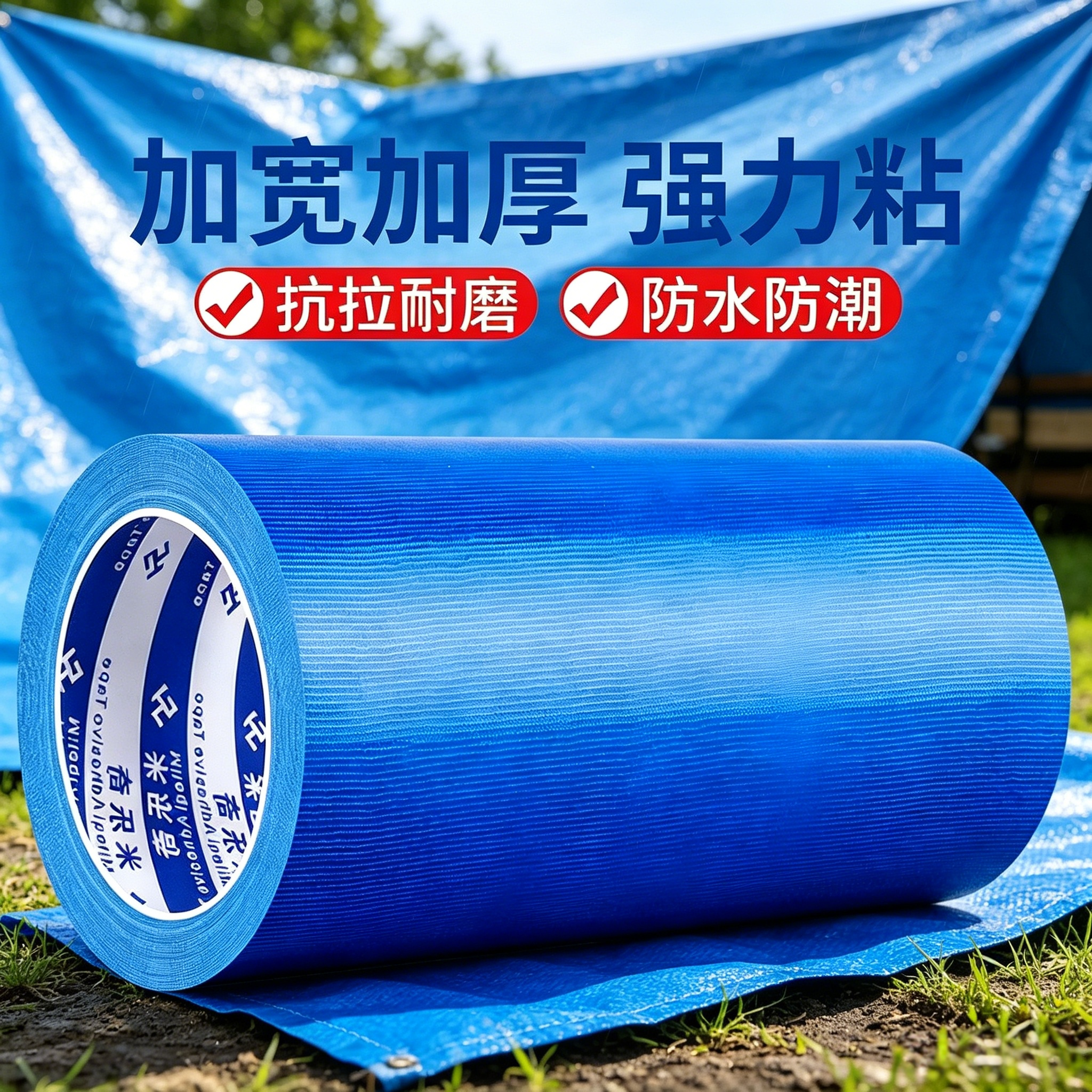 帐篷修补专用贴防雨布伞布帆布篷布补洞胶带防水强力补漏加宽加厚