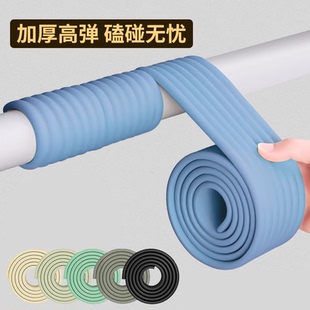 钢管防撞套软包下水管道铁管栏杆包裹装饰保护套防磕碰缓冲海绵套