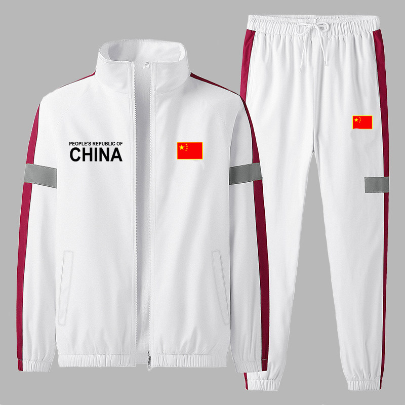 中国国家队薄款运动服套装2026款春秋季时尚休闲服体育教练训练服
