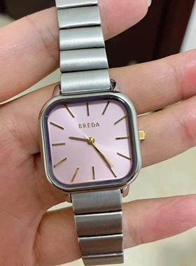 BREDA欧美经典手表轻奢小众女表日本石英方形女表手链INS时尚简约