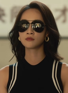 玫瑰的故事蓝盈莹关芝芝同款墨镜