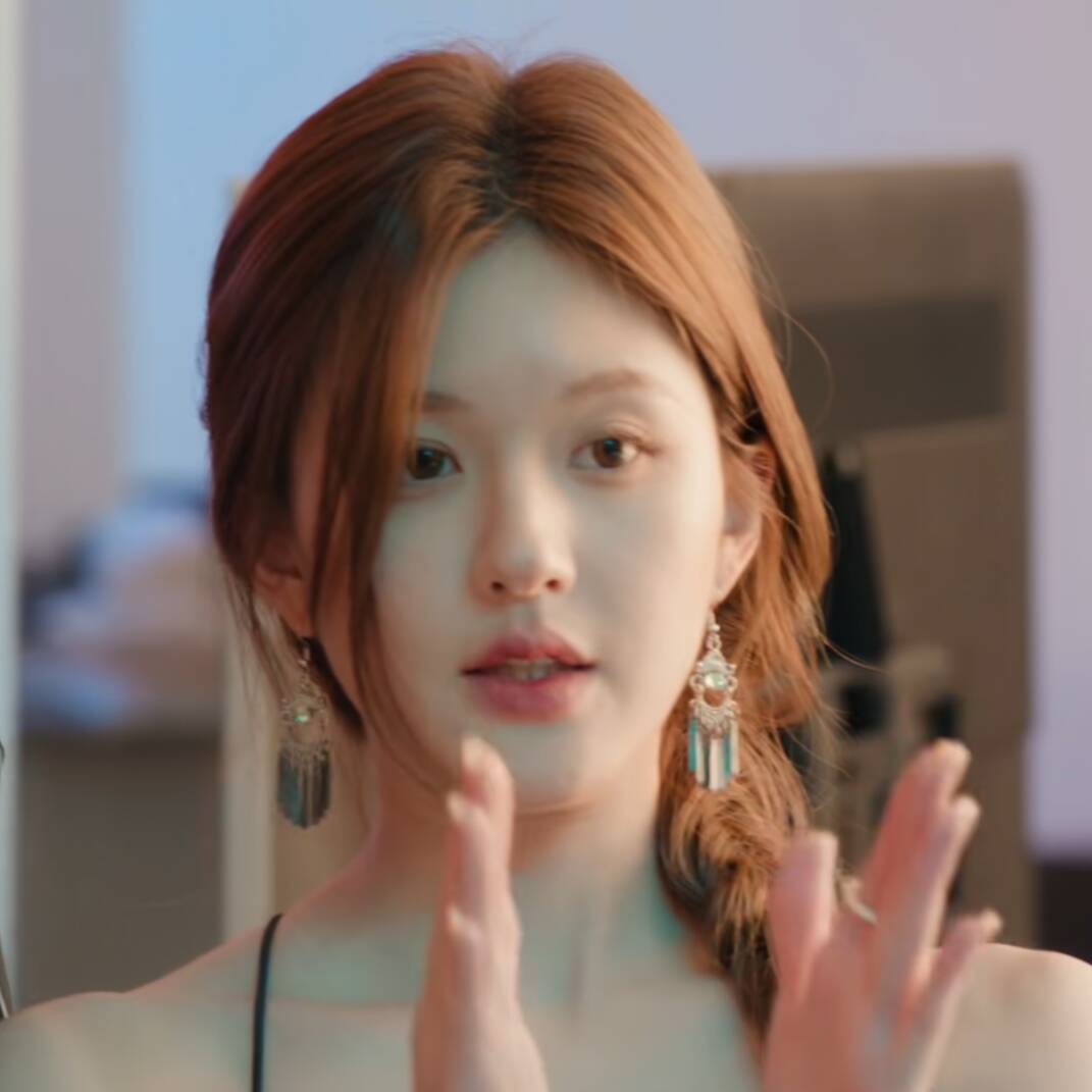 许我耀眼许妍赵露思同款耳环女