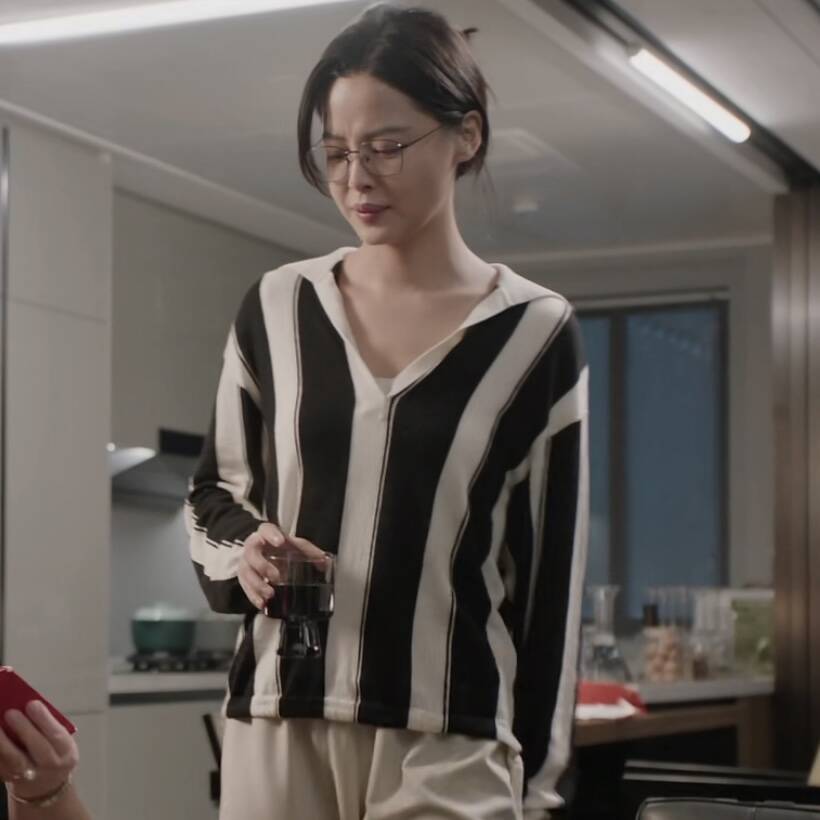 仁心俱乐部辛芷蕾刘梓懿同款针织