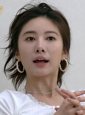 我家那闺女吴优同款耳环耳饰女