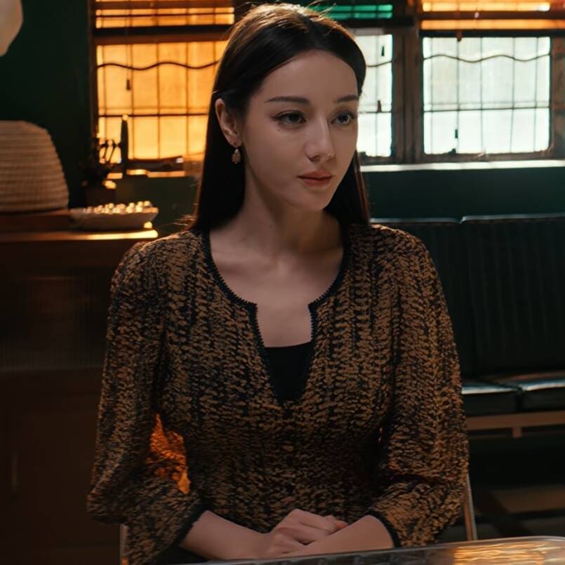 枭起青壤迪丽热巴聂九罗同款衬衫