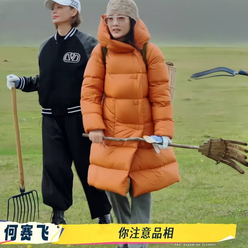 一路繁花2何赛飞同款羽绒服外套