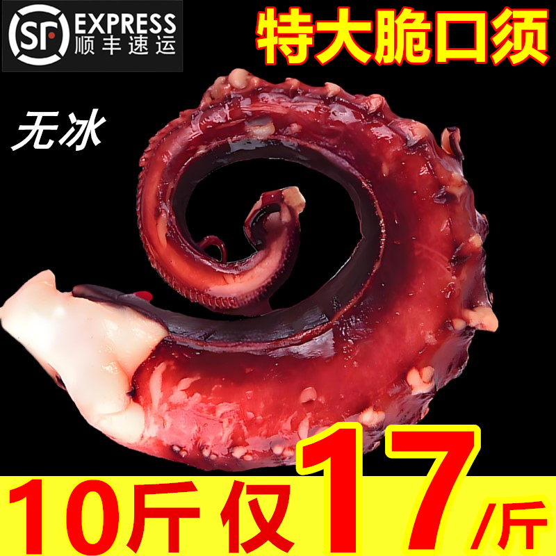 脆口鱿鱼须新鲜章鱼足海鲜超大章鱼须10斤鲜活章鱼爆头腿脚八爪鱼